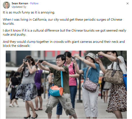 最讨厌外国人在你国家做什么?美网友:中国人到处拍照-6park.com