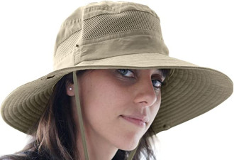 GearTOP 渔夫帽-女士遮阳帽 阻挡UVA/UVB 透气