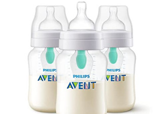 Philips Avent 新安怡宽口径防胀气奶瓶 9oz*3个