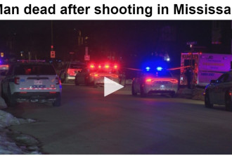 密西沙加枪击一名男子死亡
