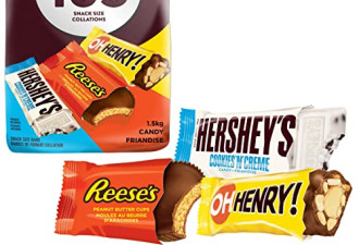 HERSHEY&#039;S 巧克力+糖果混合装 1.5kg 共105颗