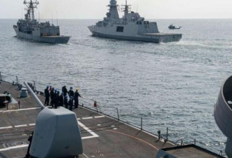 欧盟和美国举行首次联合海军演习