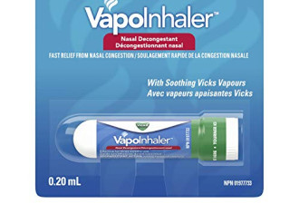 Vicks VapoInhaler 便携式通鼻吸入器 速效缓解鼻