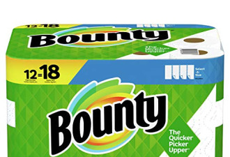 Bounty 双层厨房用纸 12卷=普通18卷 近期好价！