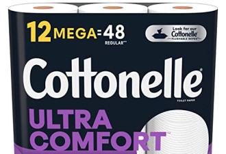 Cottonelle 新包装超柔卫生卷纸 12大卷=相当于48卷