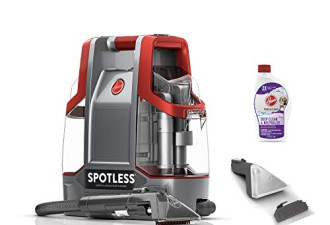 Hoover FH11300 轻质便携式地毯清洗机 软管自清洁技术