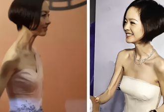 娱乐圈高级审美 殷桃少女背 高叶圆头...