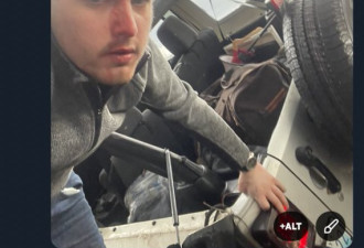 连人带车卷上天 记者捡回一命：以为自己就要死了