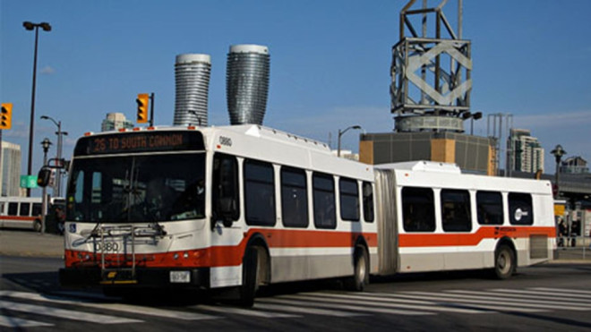 A Mississauga transit bus is pictured in this file photo. 