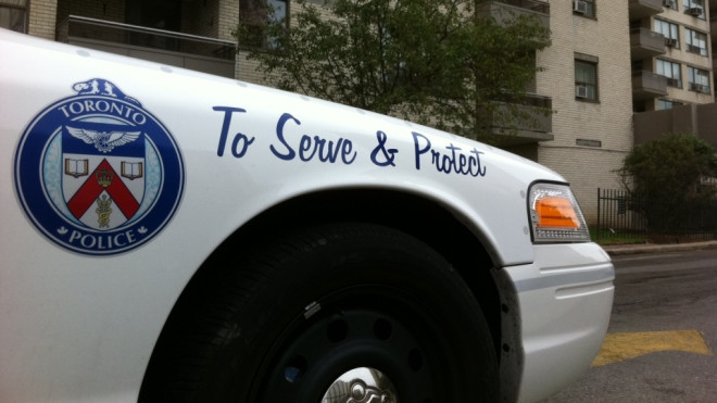 A Toronto police cruiser is seen in this undated photo.