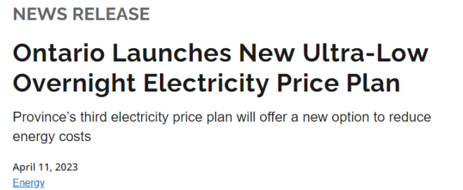 省钱！安省最新超低电费低至2.4分！5月1日起生效！_无忧资讯