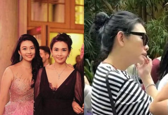 54岁邱淑贞“胖到不见腰”，现身迪士尼乐园被目击…
