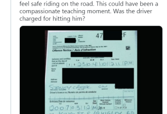 16岁男孩骑自行车出车祸，警察追到医院开罚单