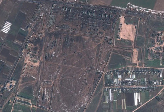卫星图像显示，俄罗斯已清空克里米亚北部一个重要基地