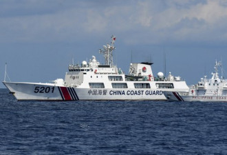指中国海警船骚扰菲船只 美要求北京停止挑衅