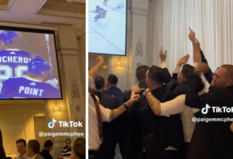 【视频】多伦多梦幻婚礼变狂欢：大屏幕开始放这个，宾客都疯了！