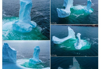 加拿大冰山因一张照片成网红：居然长成这个独特模样