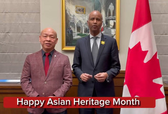 亚裔传统月，胡森部长强调抗击一切种族歧视