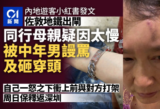 内地游客疑香港地铁出闸太慢被打，2男1女被拘留