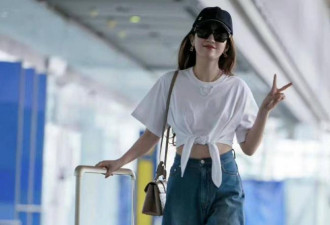 刘亦菲穿露脐装炫欧式身材 美出强大感