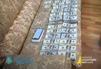 乌克兰“最高法院”院长被捕 沙发上铺满美钞现金