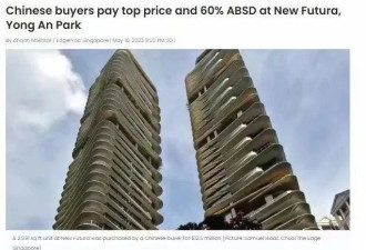 新加坡买1250万的豪宅交750万的税？