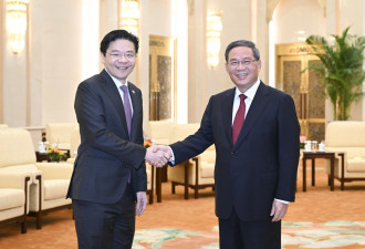李强会见新加坡副总理 盼发挥各自优势加强合作