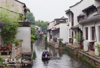浙江网红打卡地 河道 民居和街坊构成诗意画卷