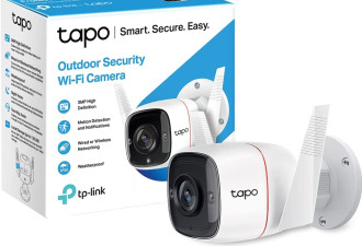 史低价：TP-Link Tapo 2K 智能监控摄像头 IP66 本地存储