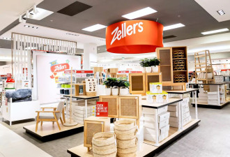 Zellers宣布下月在多伦多开快闪店 全国再开20家