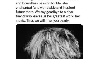 美国摇滚教母蒂娜特纳因病去世 享年83岁