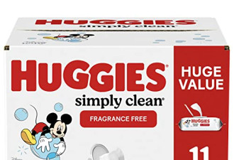 Huggies 好奇婴儿湿巾 11个翻盖式包装 共704片