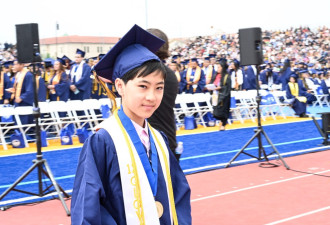 加州华裔男童跳级修课 12岁获5副学士学位