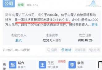 张三李四、康熙、杨贵妃…中国企业的奇葩法人…