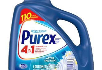Purex 4合1新版清理去污洗衣液 大桶4.43L 雨后清新味
