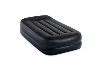Intex 16.5英寸 Twin 舒适充气床垫 内置电动充气泵