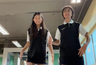 张庭夫妇移居新加坡 女儿在校秀长腿热舞