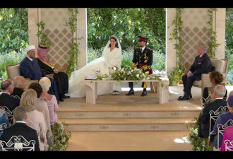 约旦王储迎娶沙特富商千金 贵宾众多包括威廉凯特