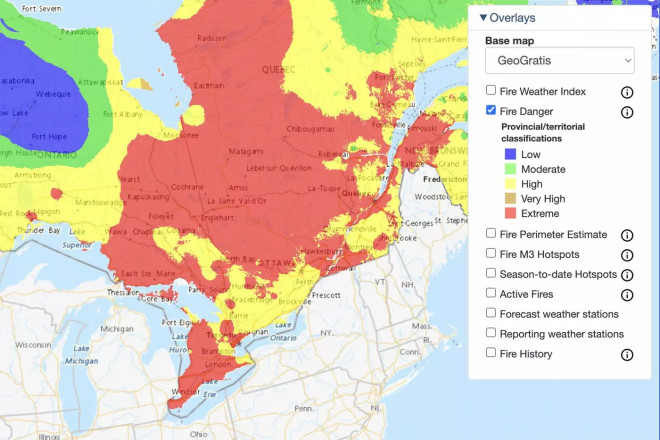 ontario forest fires