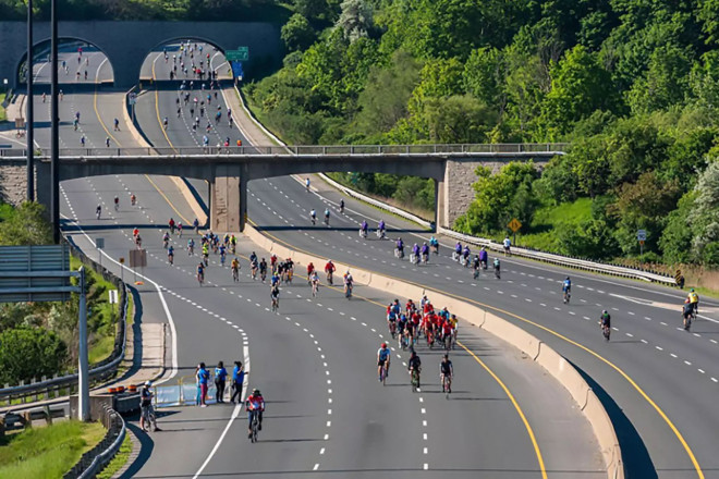 Thousands of cyclists will shut down two Toronto highways next month