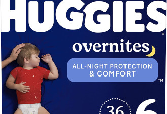 Huggies 夜间婴儿纸尿裤6号36片