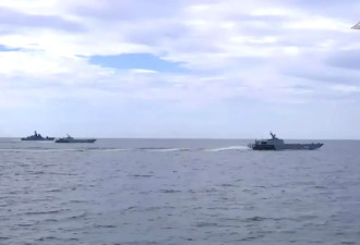 俄波罗的海舰队在波罗的海演习开始
