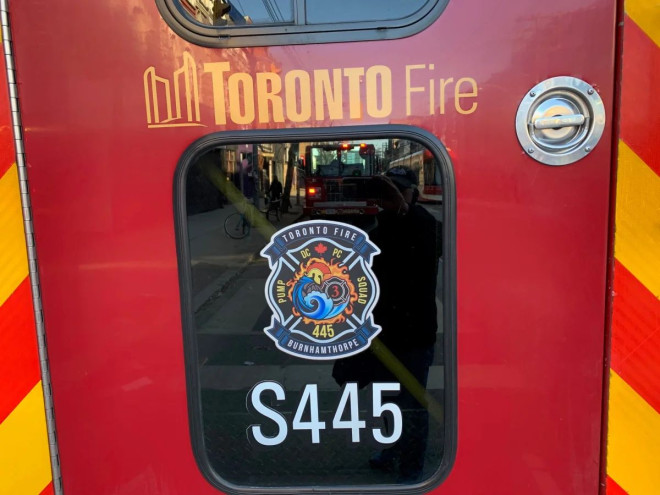 A Toronto Fire truck.