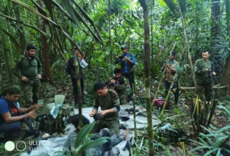 天降神迹：飞机坠毁亚马逊雨林40天 机上4童幸存
