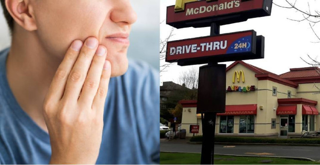 McDonald’s sued after diner says he bit into a metal bolt