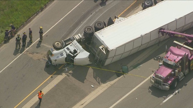 Brampton, crash