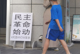 北京大学出现抗议标语“废黜一党极权，拥抱多党制度”