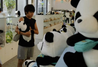 刘烨儿女熊猫基地被偶遇 诺一好朴实