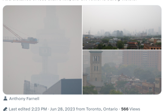 不要出门！多伦多紧急警报：10级空气污染&quot;全球最差&quot;