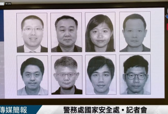 悬赏100万！香港国安对这8人发布全球通缉令